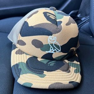 BAPE x OVO 1st Camo Mesh Cap Yellow